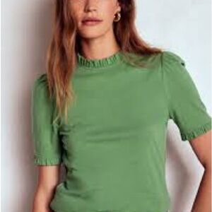 Boden Green Short Sleeve Top